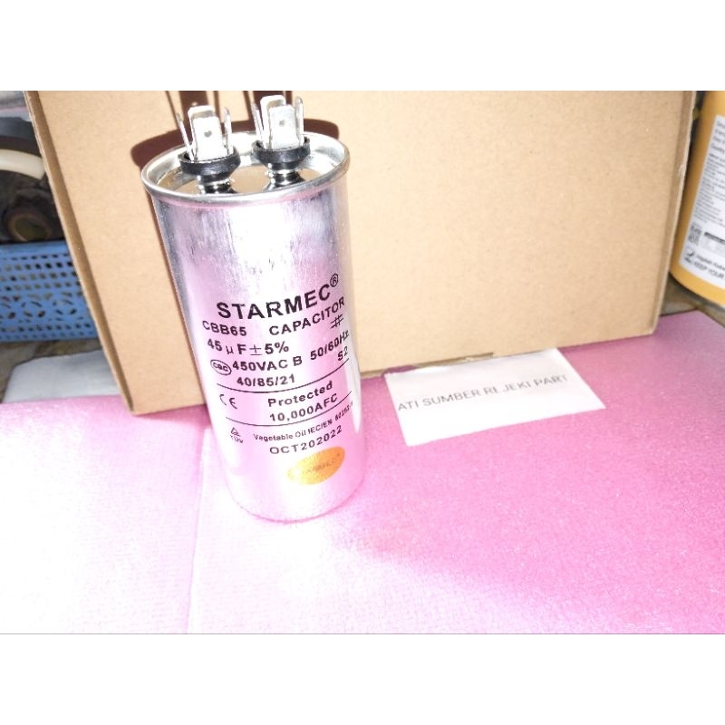 Kapasitor AC  Starmec 45Uf