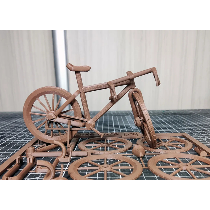 Cuero Mainan Miniatur Sepeda Kit Card