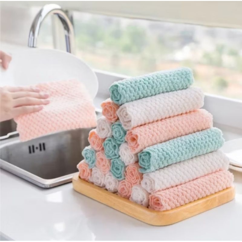 Lap Dapur Microfiber 25x25 / Microfiber Kitchen Towel