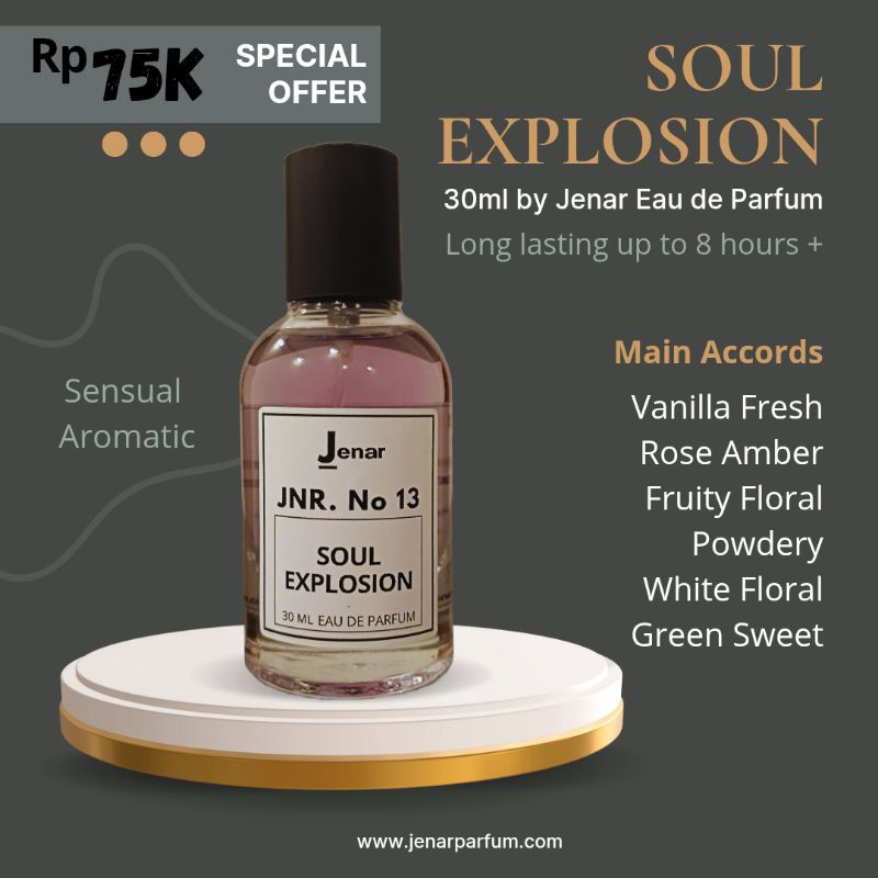 SOUL EXPLOSION - Eau de Parfum 30ml by Jenar