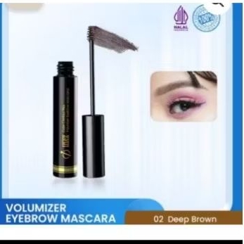 vollumezer eyebrow mascara deep brown *