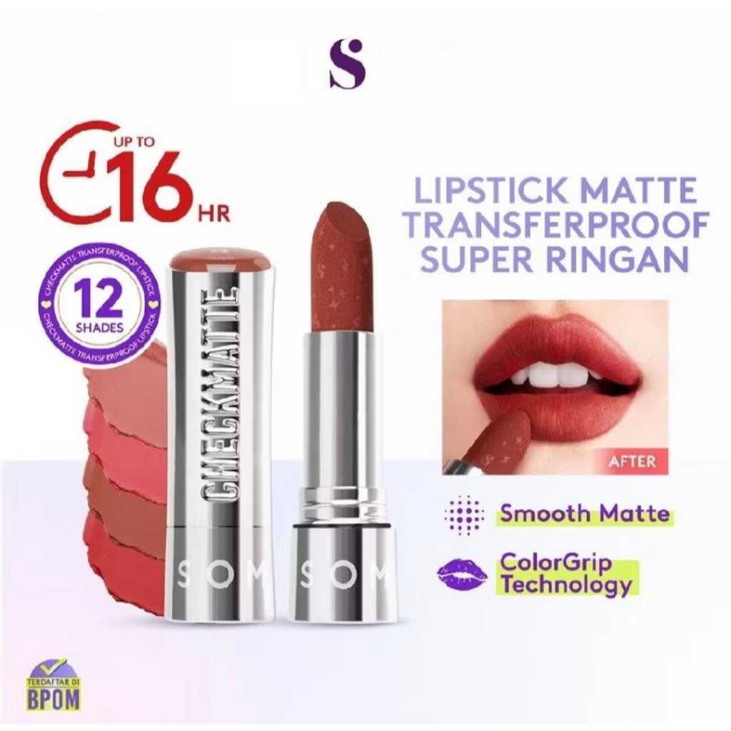 SOMETHINC Check Matte Transferproof Lipstick