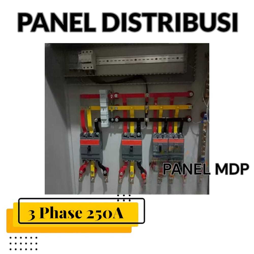 PANEL DISTRIBUSI 3 PHASE 250A PANEL MDP
