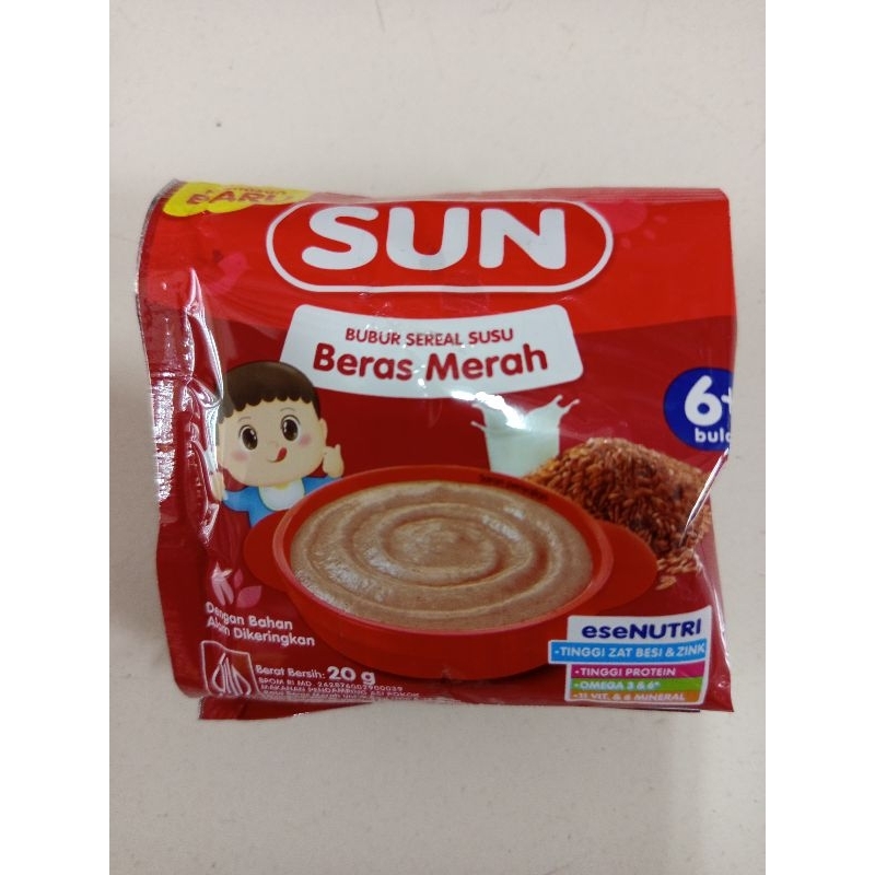 Sun bubur sereal sachet 4x20gr