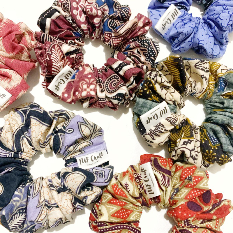 Luf Craft - Batik Scrunchie Ikat Rambut