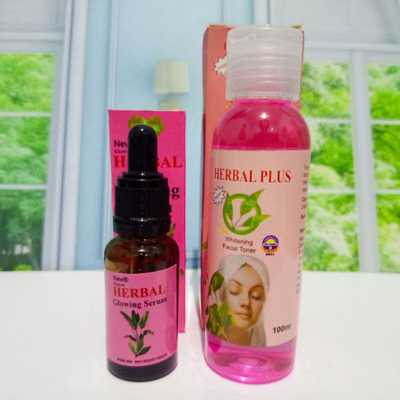 Paket Toner Dan Serum Herbal Plus