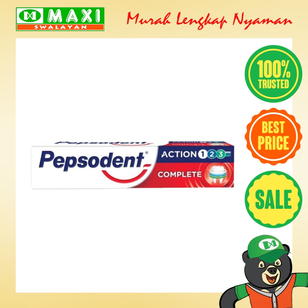 Pepsodent Act 123 Berat 75gr