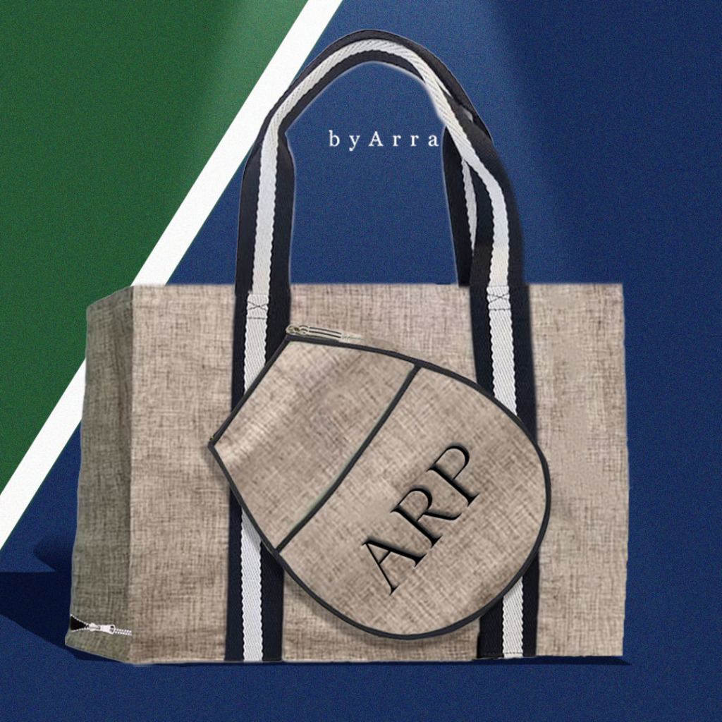 INITIAL PADEL BAG IN BEIGE