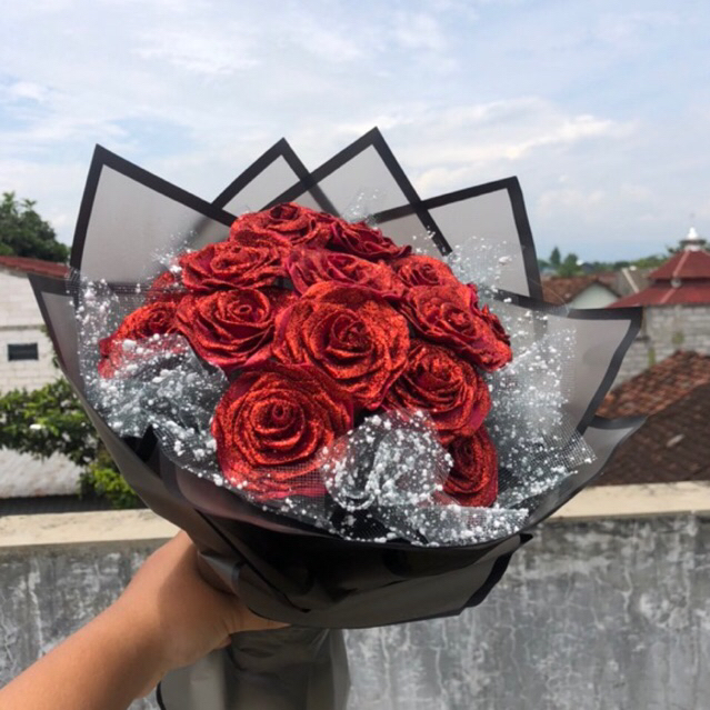 Buket Pita Satin