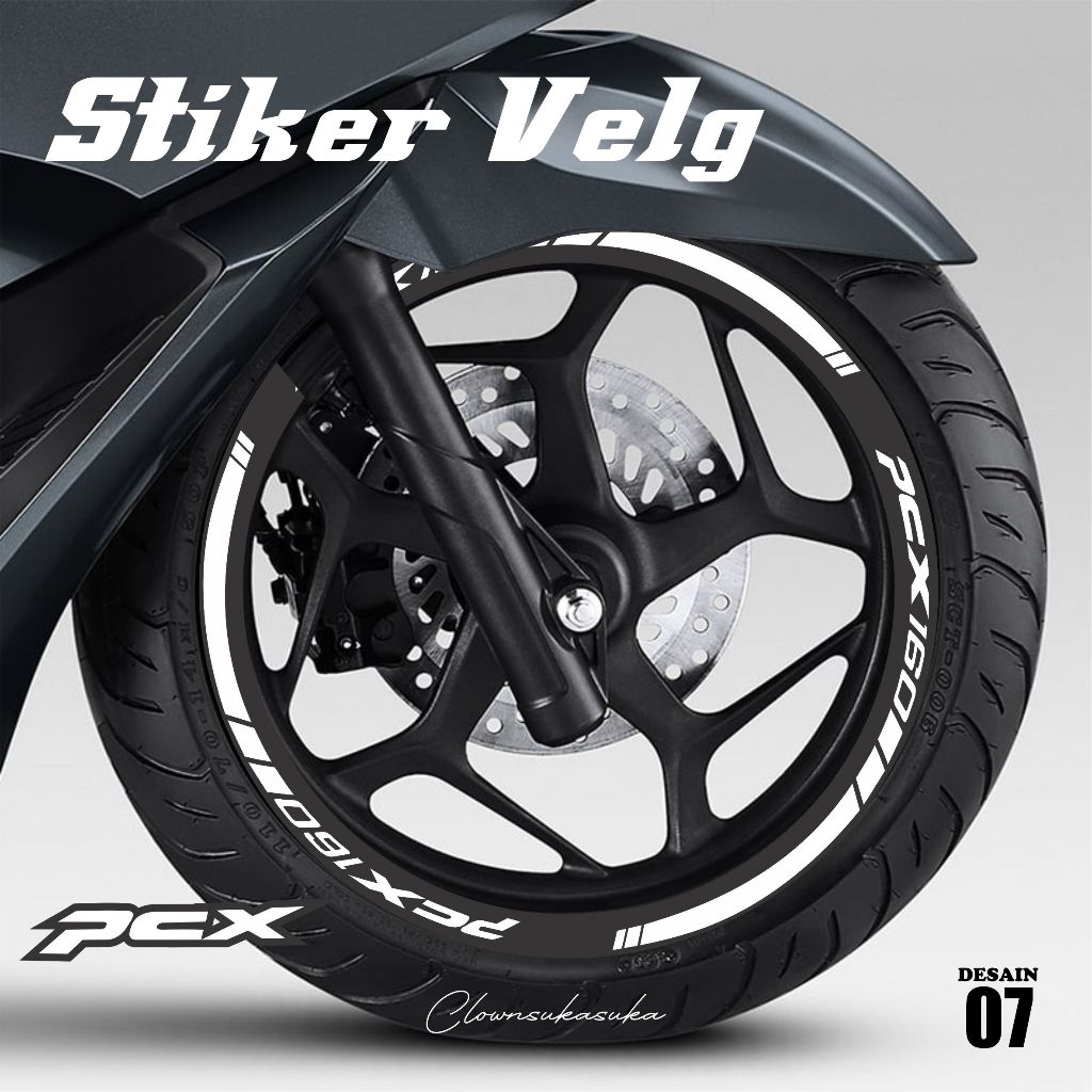 Variasi Stiker Velg PCX CssPrint part 3.7