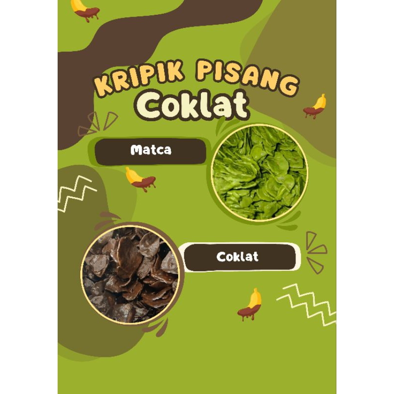 Kripik Pisang Coklat lumer 80gr