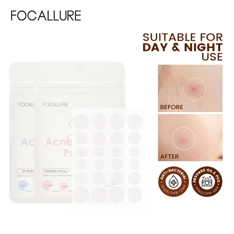FOCALLURE Acne Patch Day | Night isi 24patch