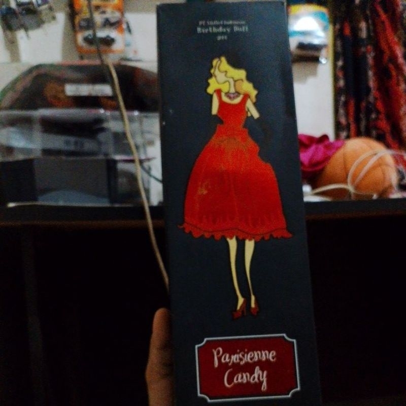 barbie candy red box black