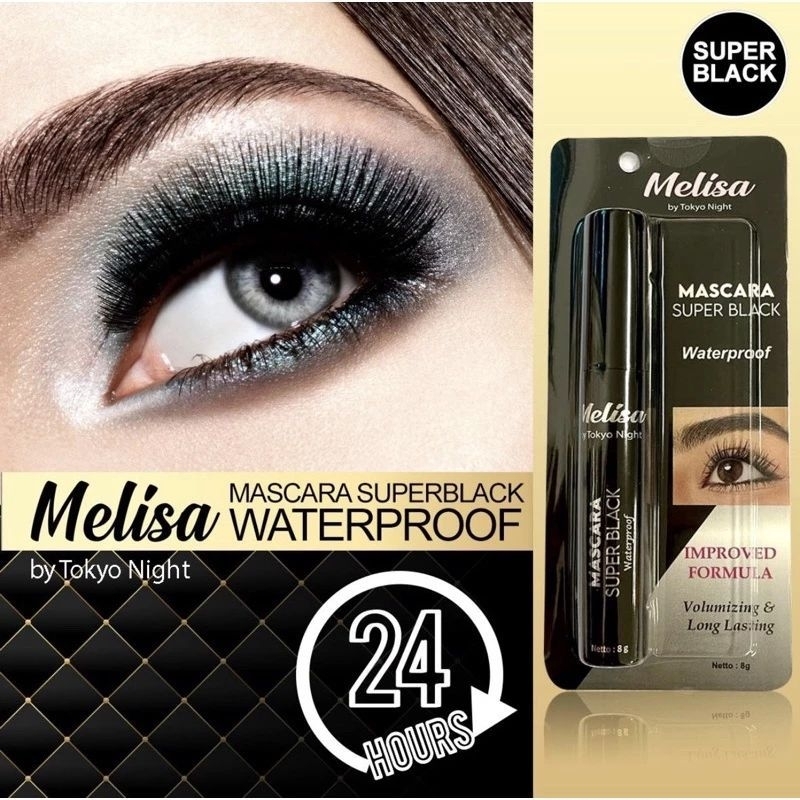 Maskara mascara Melisa superblack waterproof