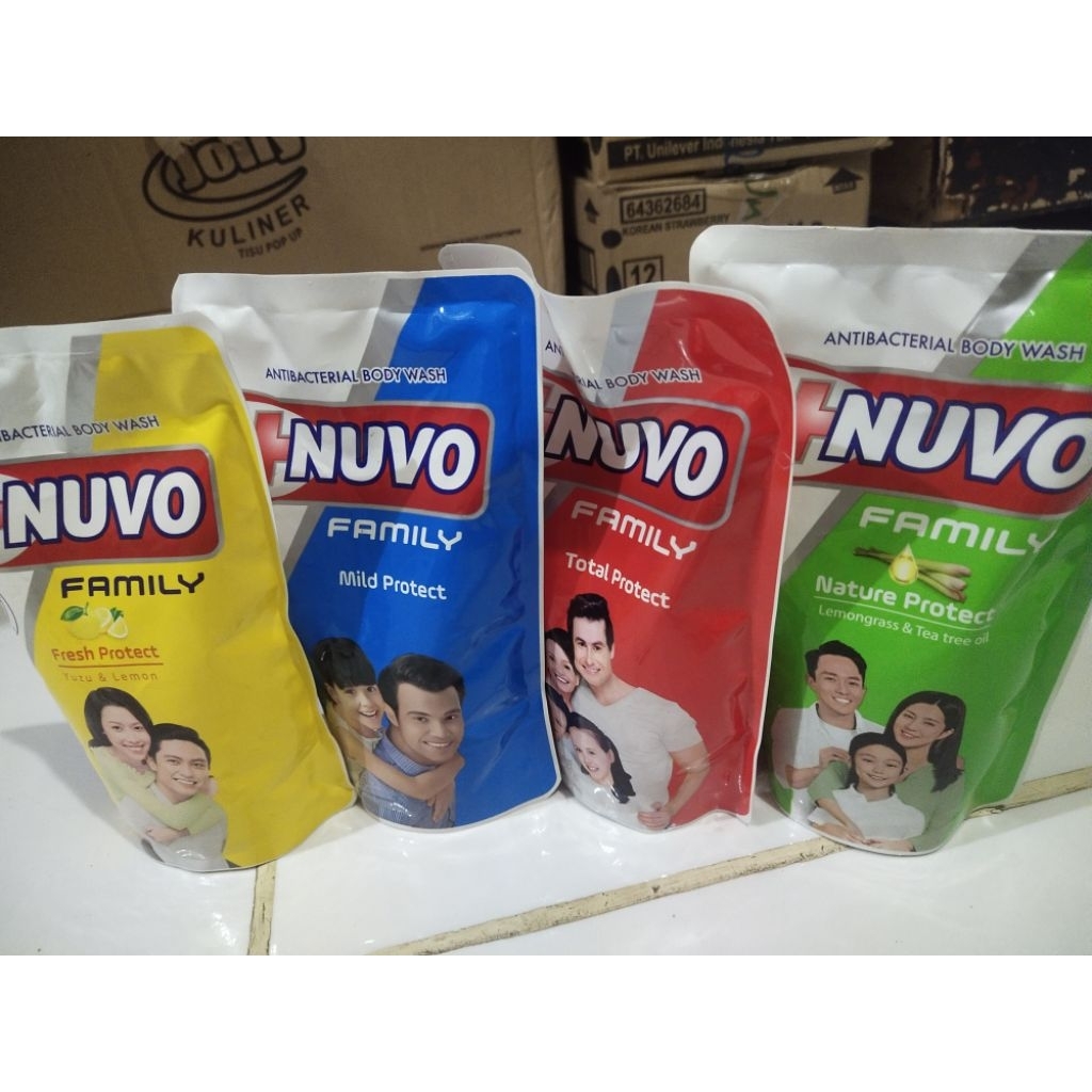 nuvo sabun cair 400mli random