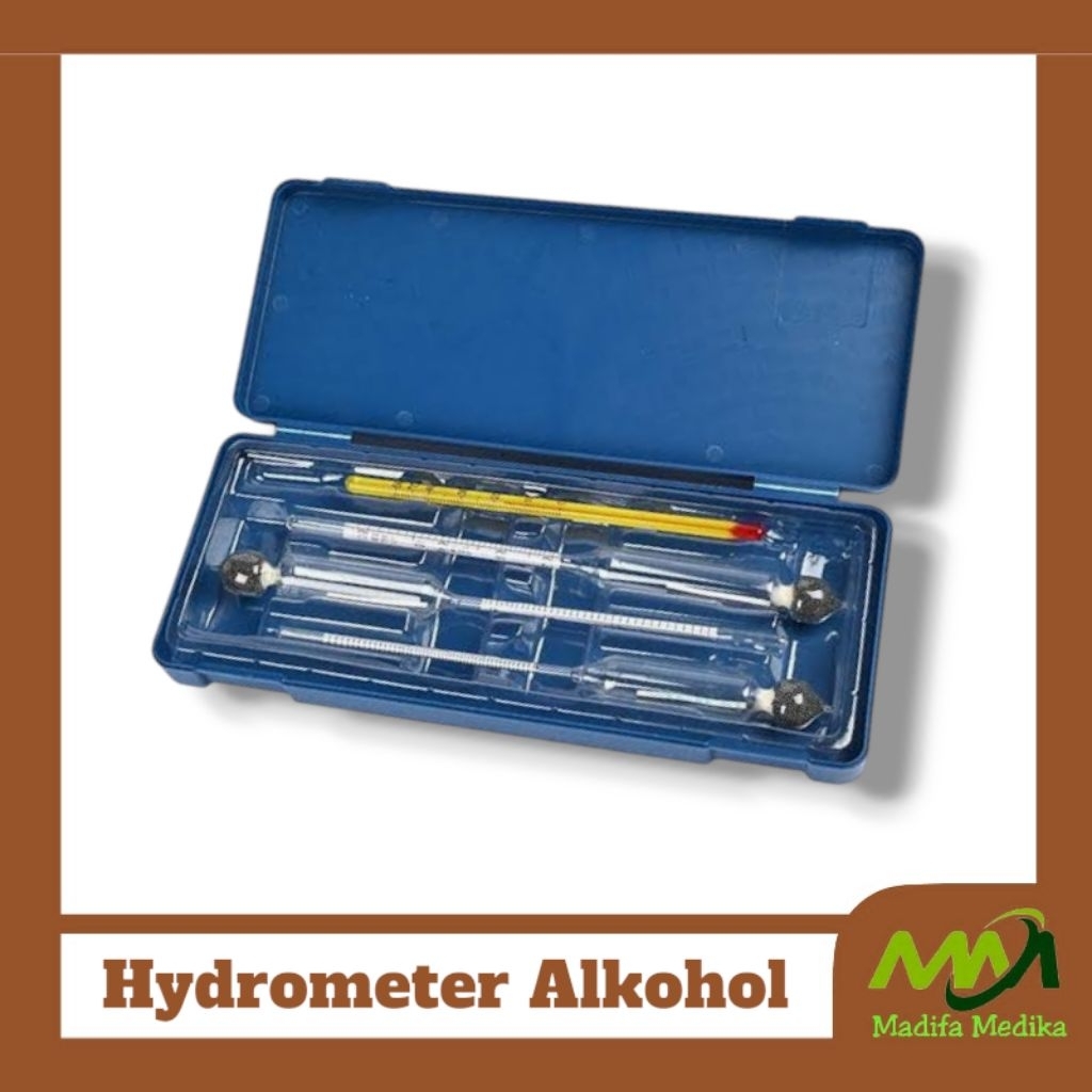 Hydrometer  Alkohol Set  Vinometer  Pengukur Kadar Alkohol