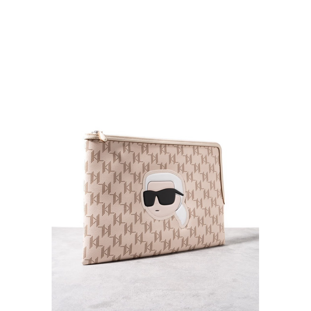 KARL LAGERFELD K/ikonik 2.0 monogram large pouch