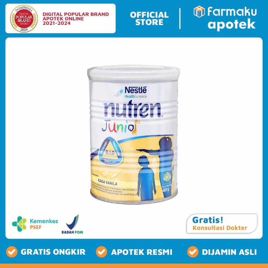 Nutren Junior Rasa Vanilla 400 gr - BYM