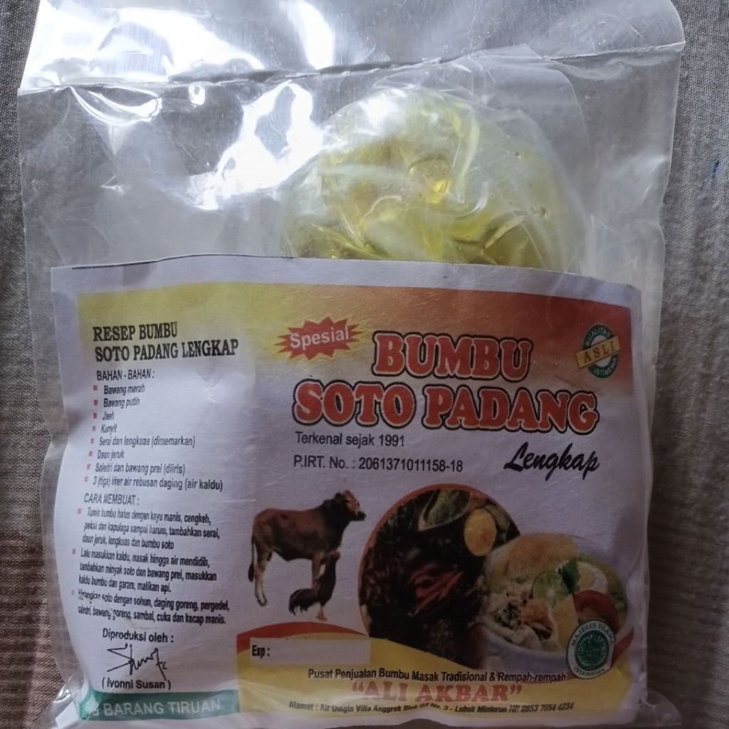 Bumbu Soto Padang