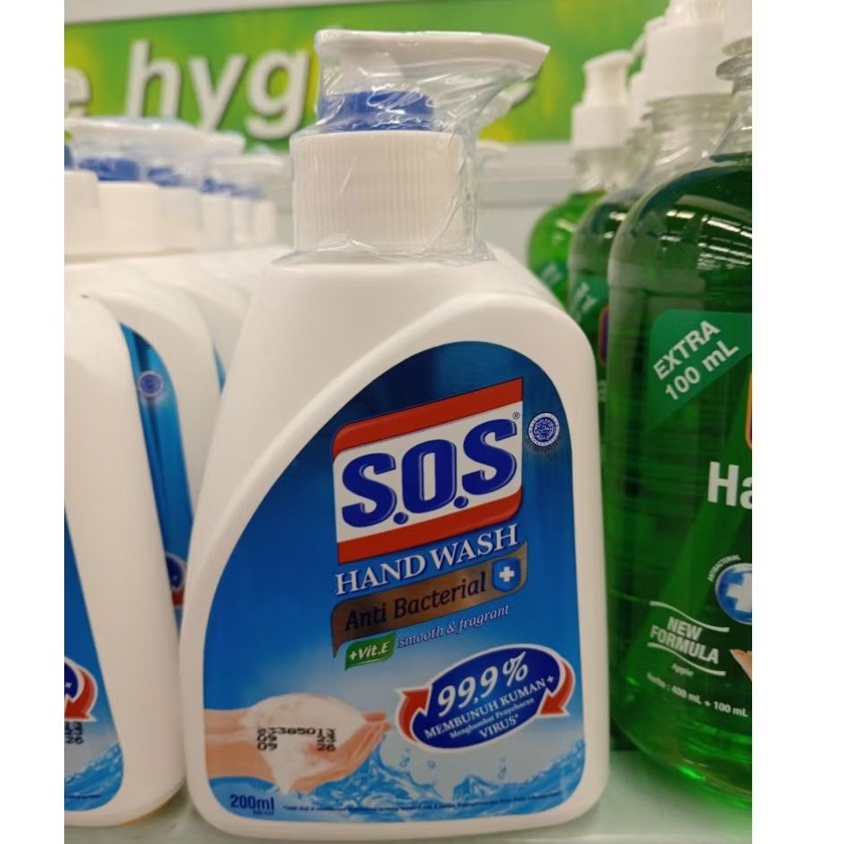 SOS Handsoap Antibacterial 200ml