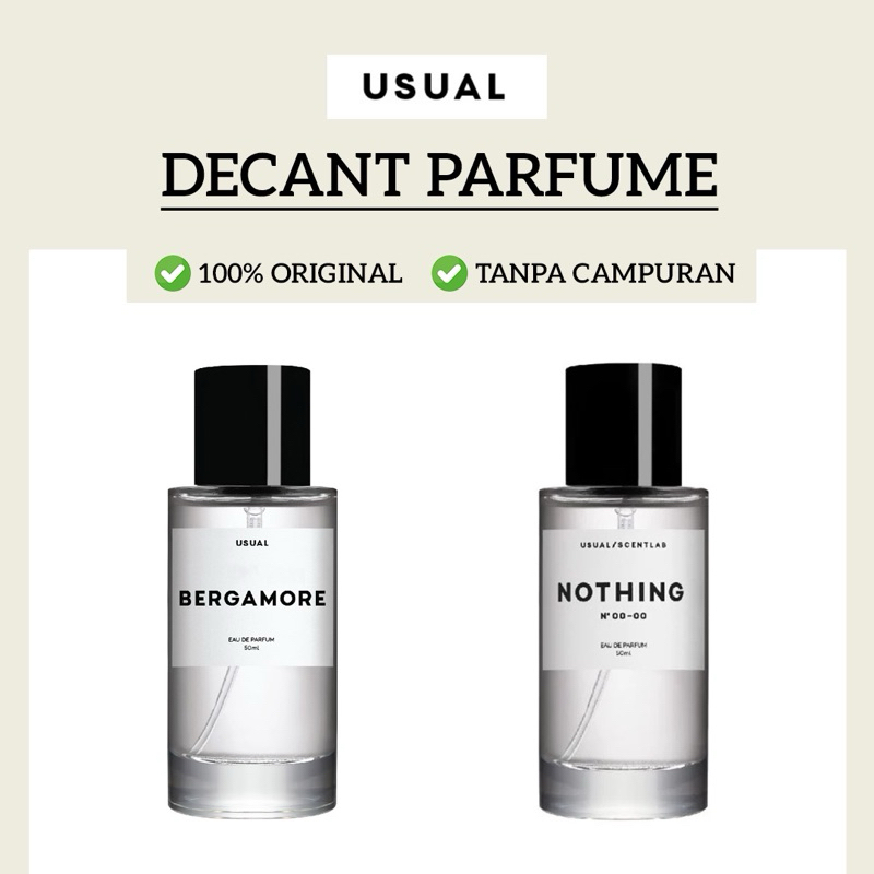 USUAL Decant - Bergamore & Nothing