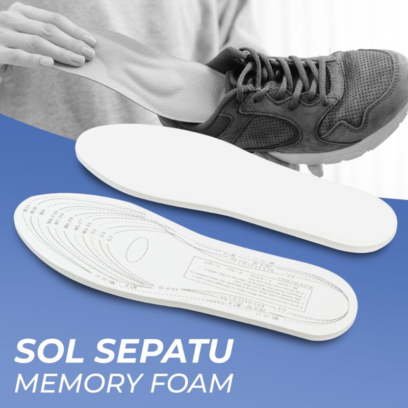 Sol Alas Sepatu Memory Foam 1 Pasang