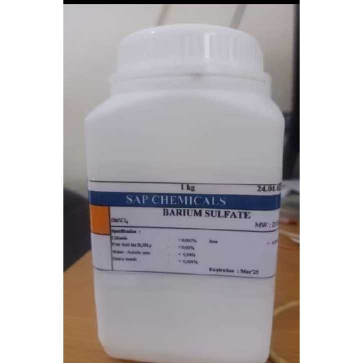 Barium sulfate 50gr, 500gr Jaminan Original