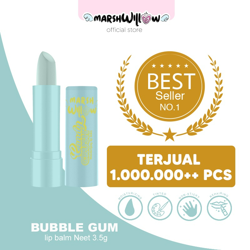 Marshwillow Lip Balm Candy Crush - Bubble Gum