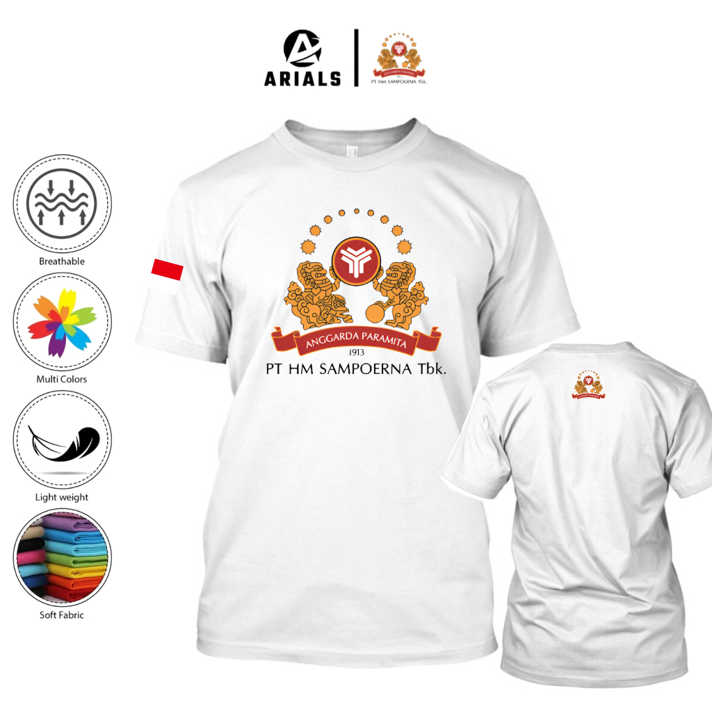 Arials Kaos Baju PT HM SAMPOERNA Tbk
