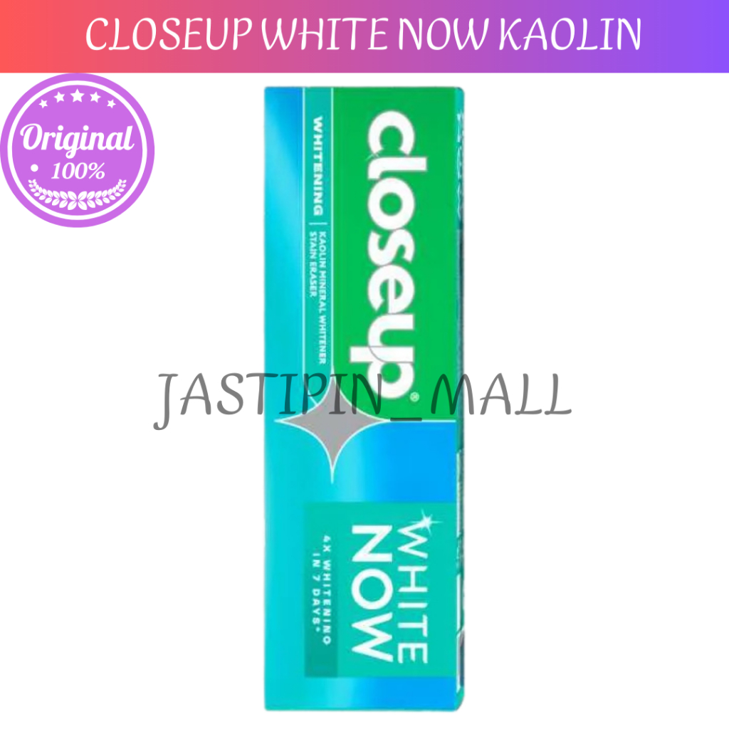 CLOSE UP WHITE NOW KAOLIN TOOTHPASTE 95 GRAM