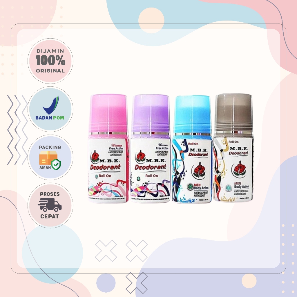 M.B.K Deodorant Roll On 40ml