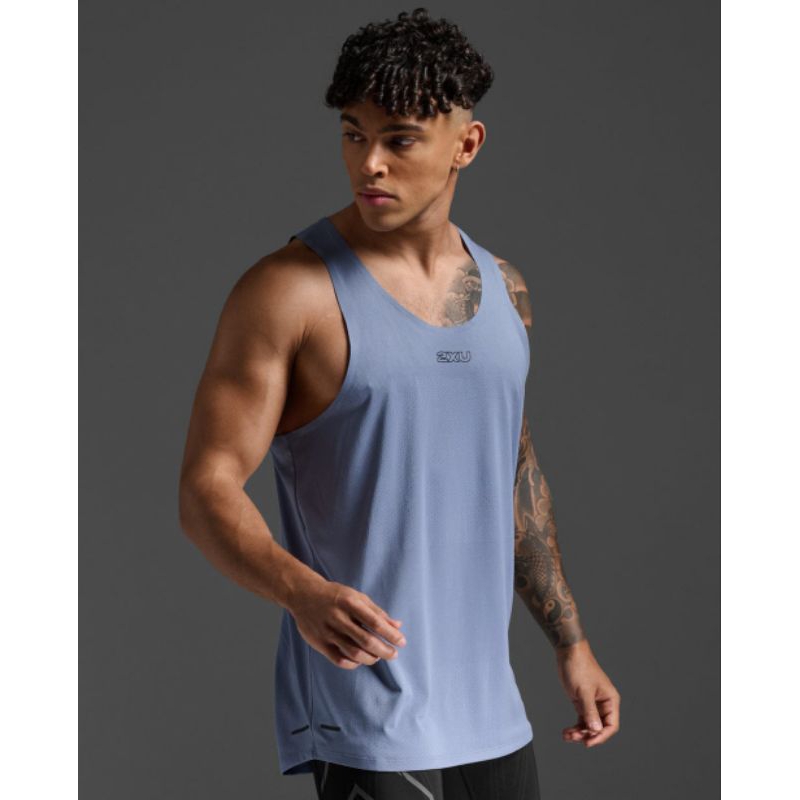 2XU MEN LIGHT SPEED TECH SINGLET MR7151A BST/BRF ORIGINAL
