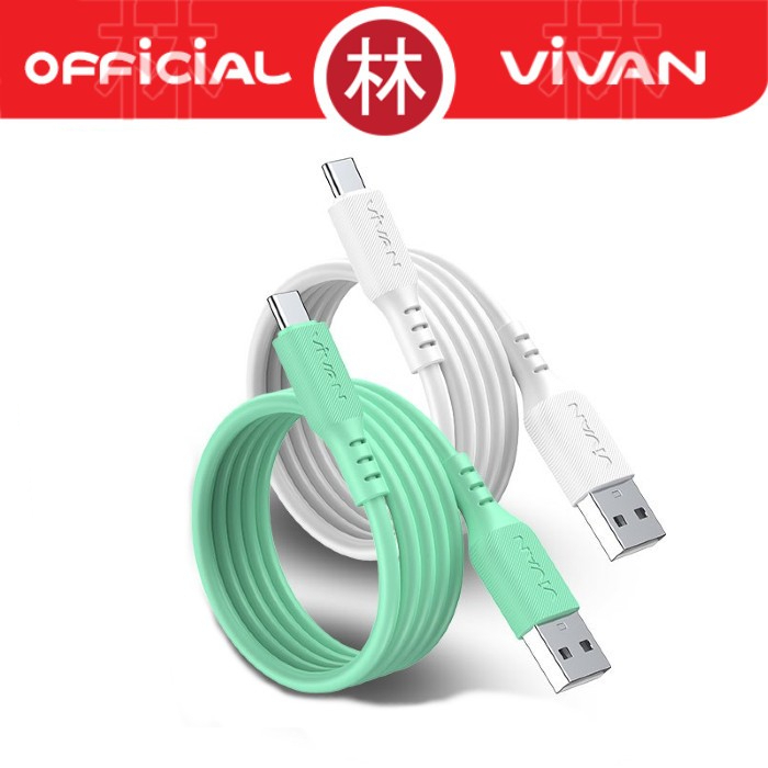 Vivan VSC100 Kabel Data Cable Type-C Quick Charge 3A 1m