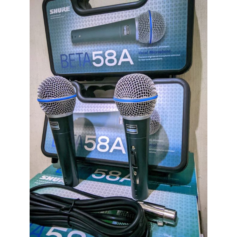 MIC KABEL SHURE BETA58A FULL BESI