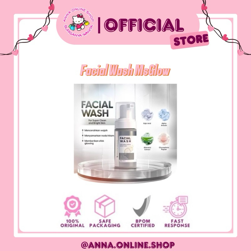 Facial wash msglow