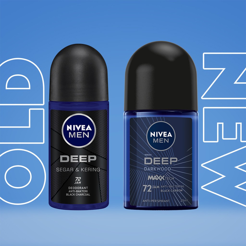Nivea Men Deep Deodorant Roll On 25ml
