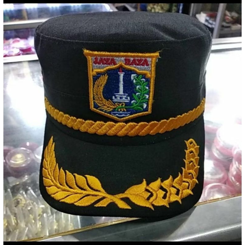 TOPI KOMANDO DKI HITAM
