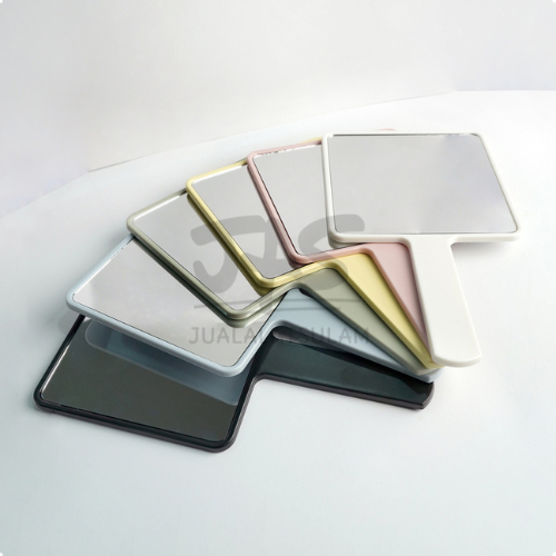 SQUARE MINI HAND MIRROR / KACA SALON POLOS PERSEGI MEDIUM MURAH