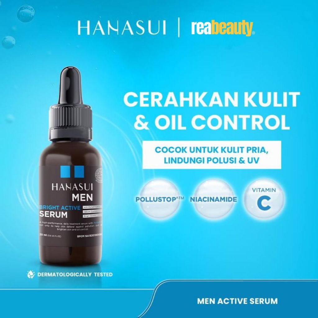 HANASUI MEN BRIGHT ACTIVE SERUM 20ML