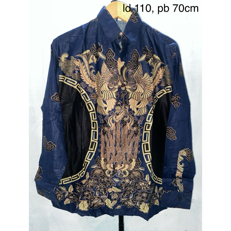 Kemeja Batik Pria Biru