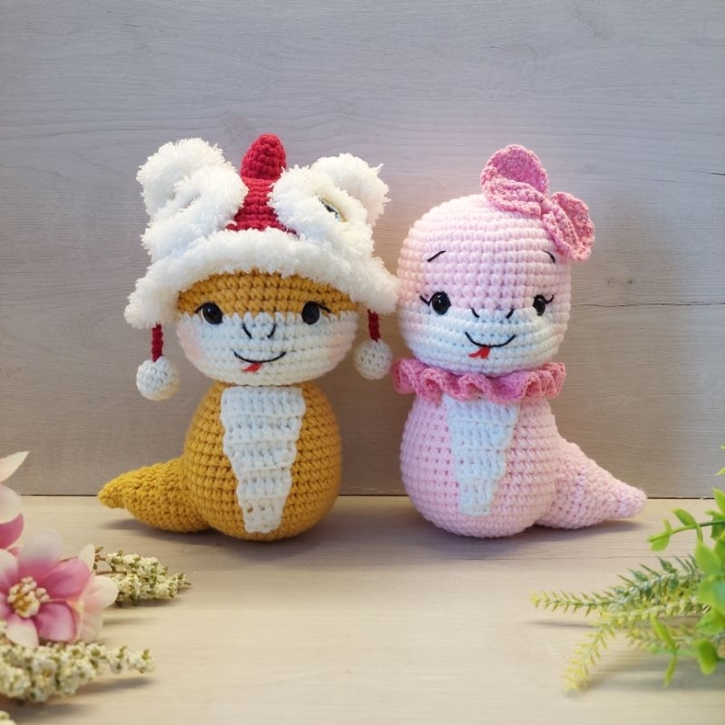 Boneka Rajut Little Snake