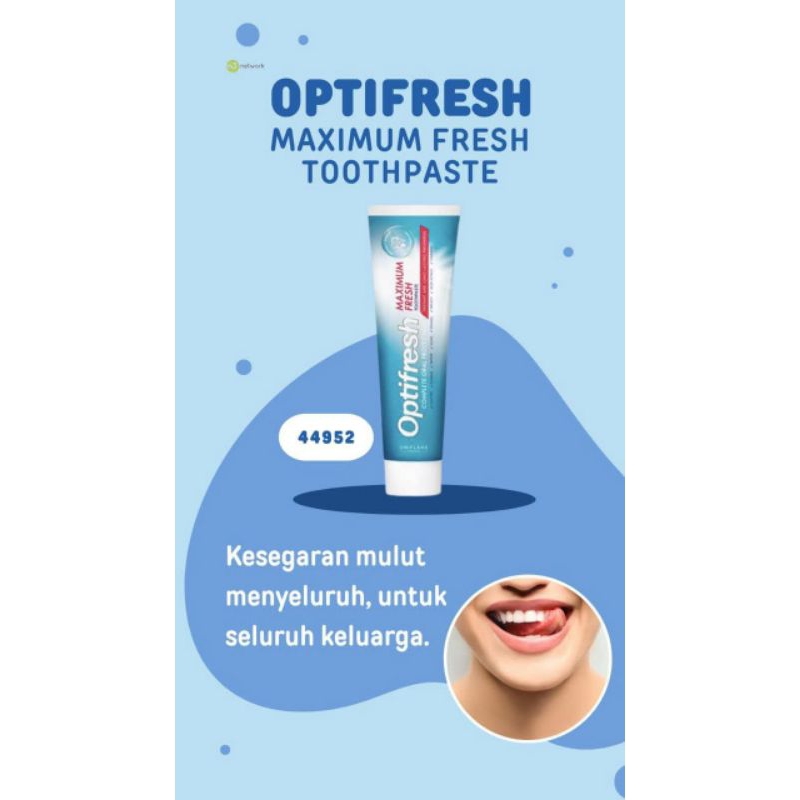 44952 Optifresh Maximum Fresh Toothpasate