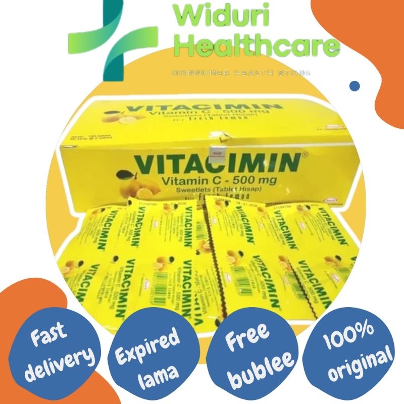 Vitacimin isi 100 tablet rasa lemon