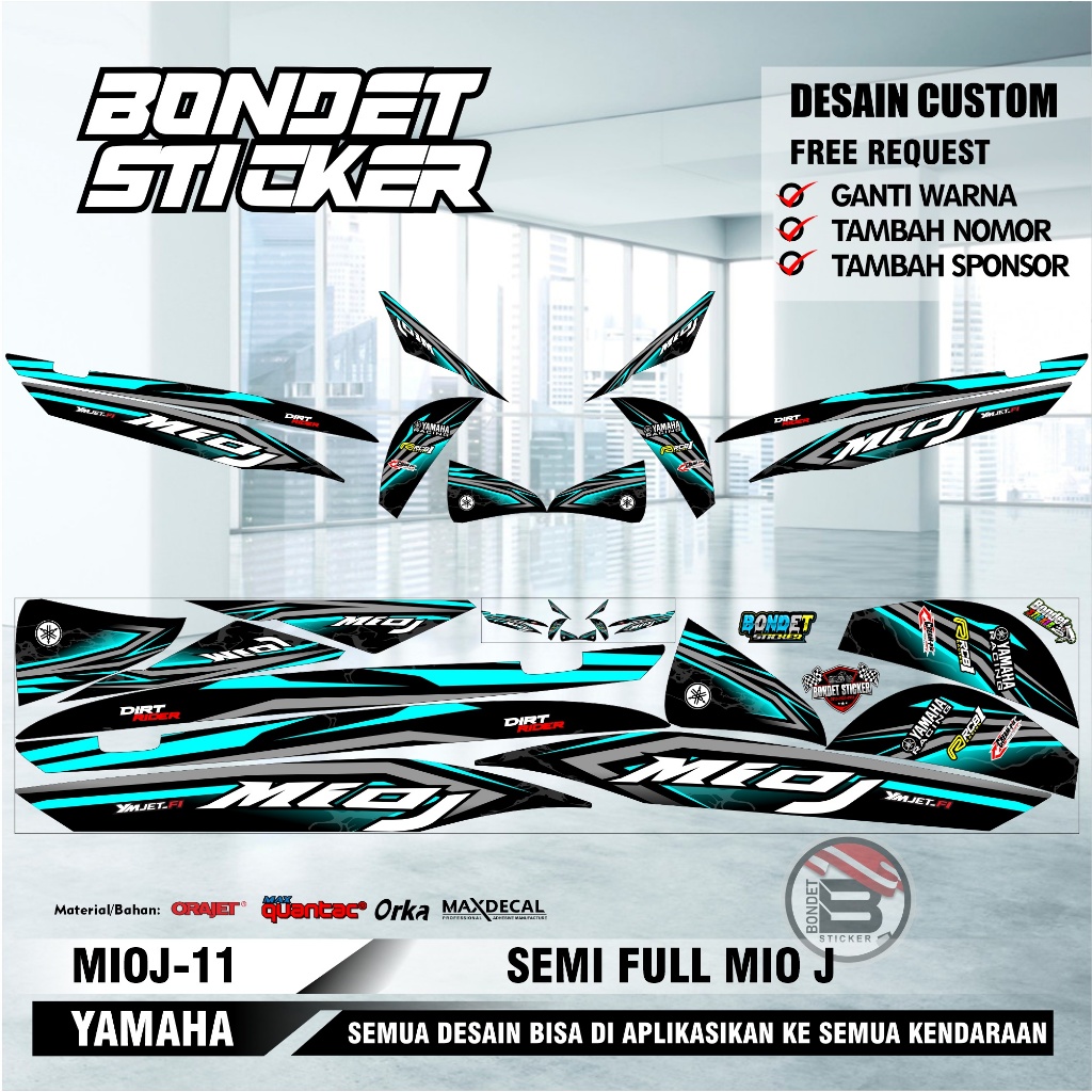 STICKER SEMIFULL MIO J