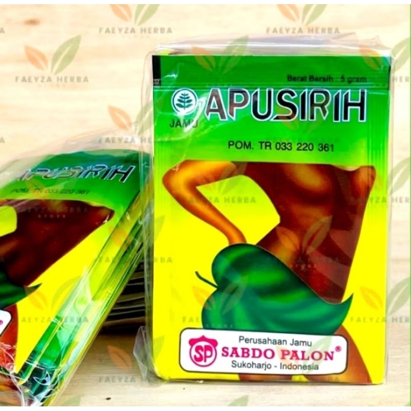 Jamu Apusirih Serbuk