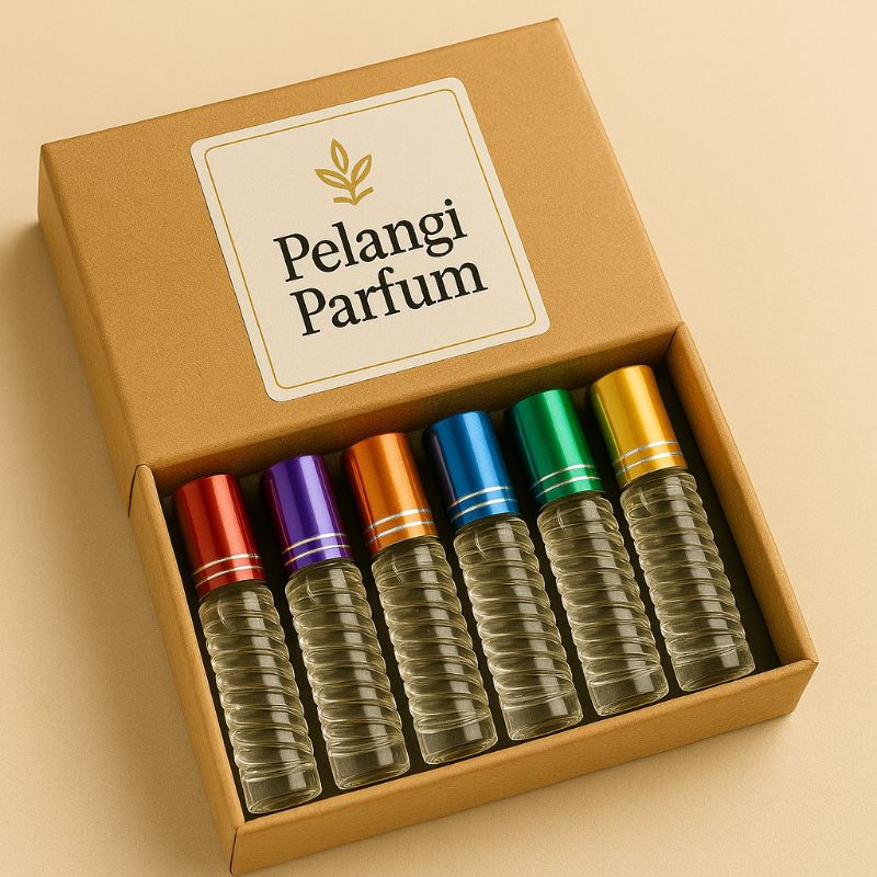 pelangi parfume PAKET TK "botol 10ml roll on*