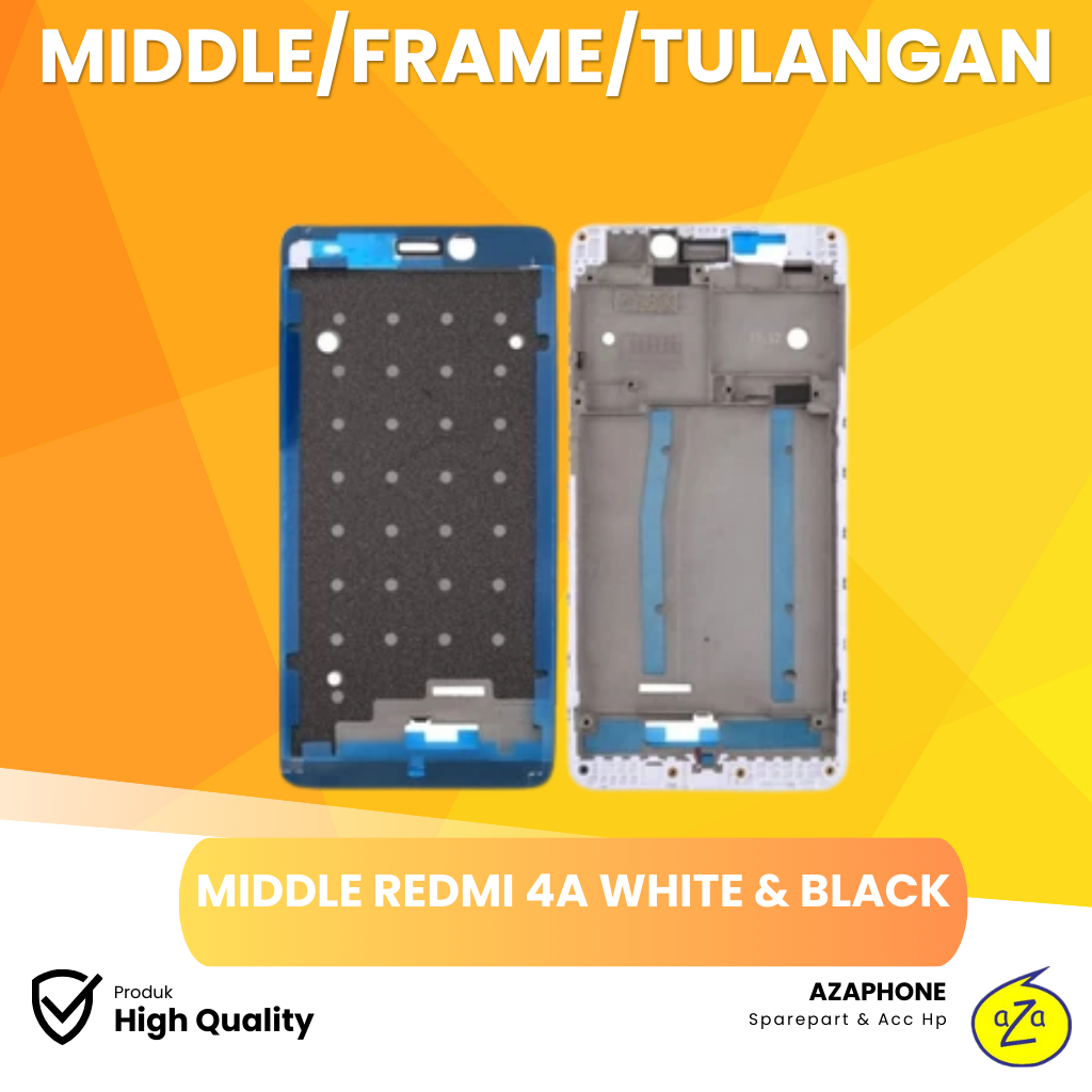 MIDDLE REDMI 4A WHITE & black