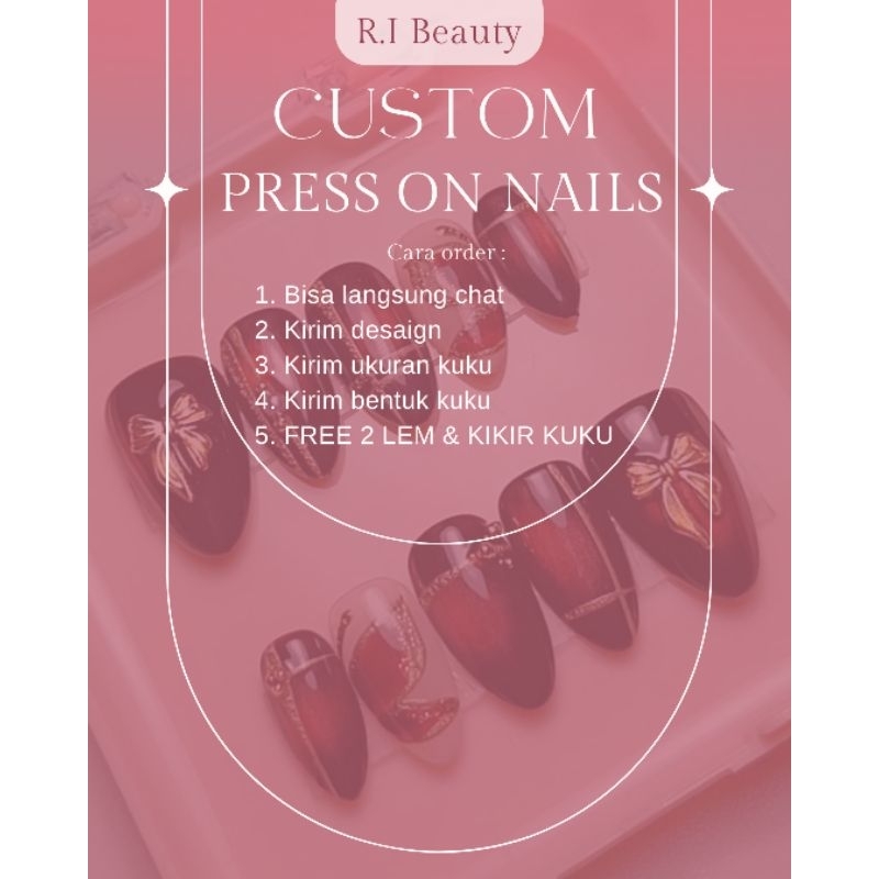 CUSTUM PRESS ON NAIL