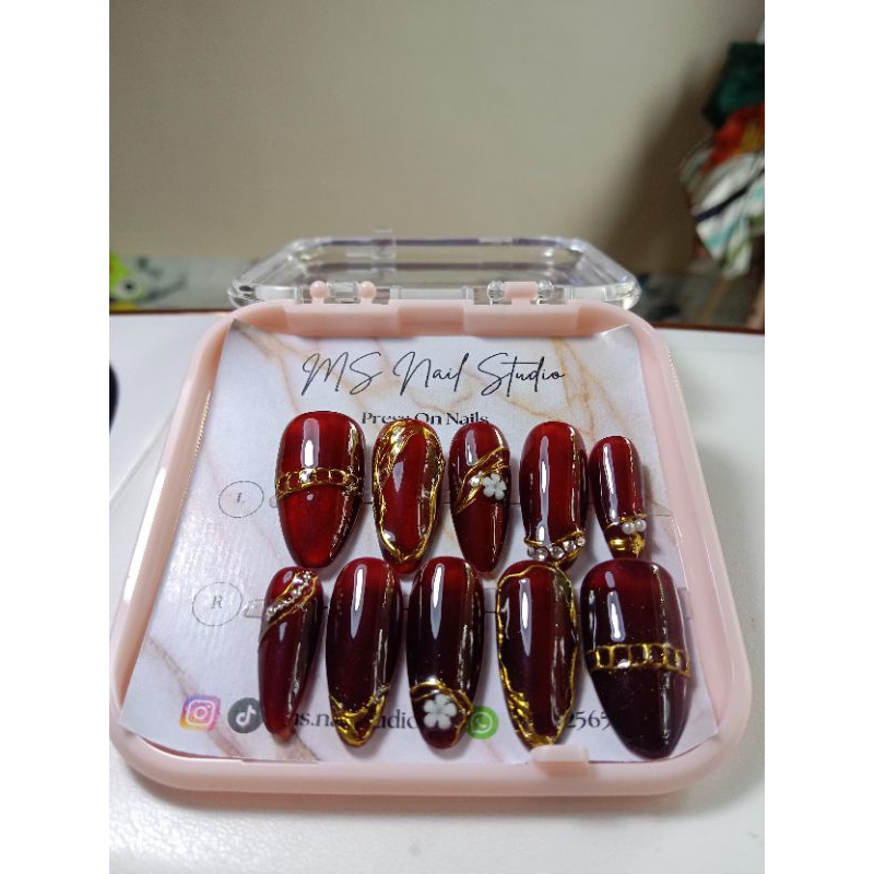 Press on nail 6 by MS Nail Studio