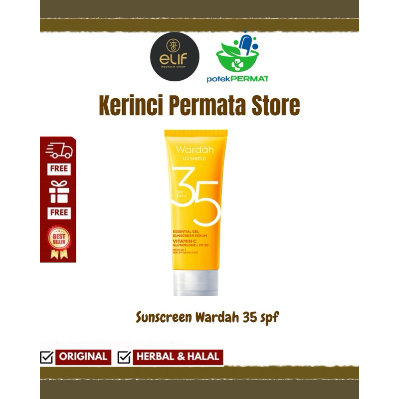sunscren wardah spf 35